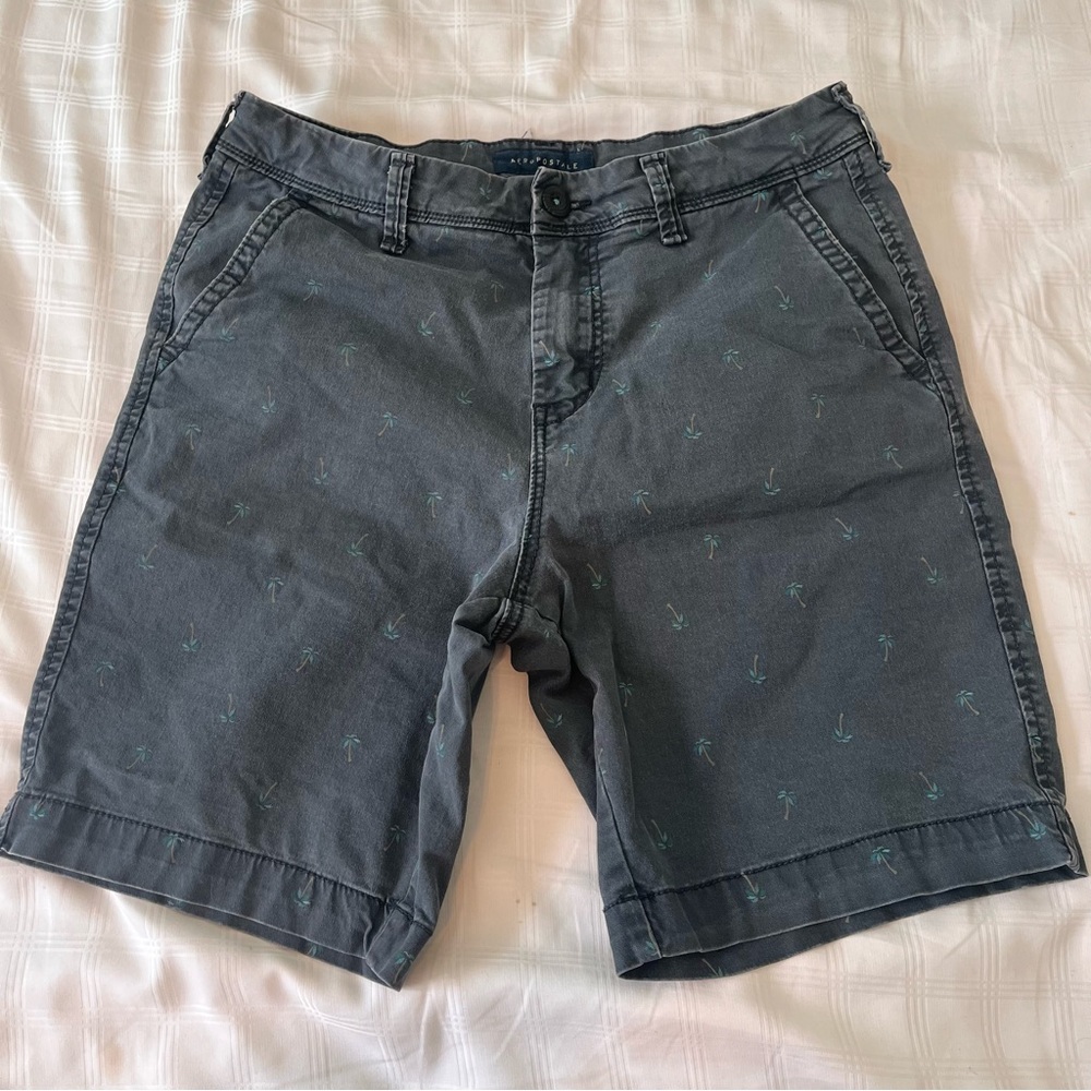 Aeropostale Shorts, Palm Tree Print